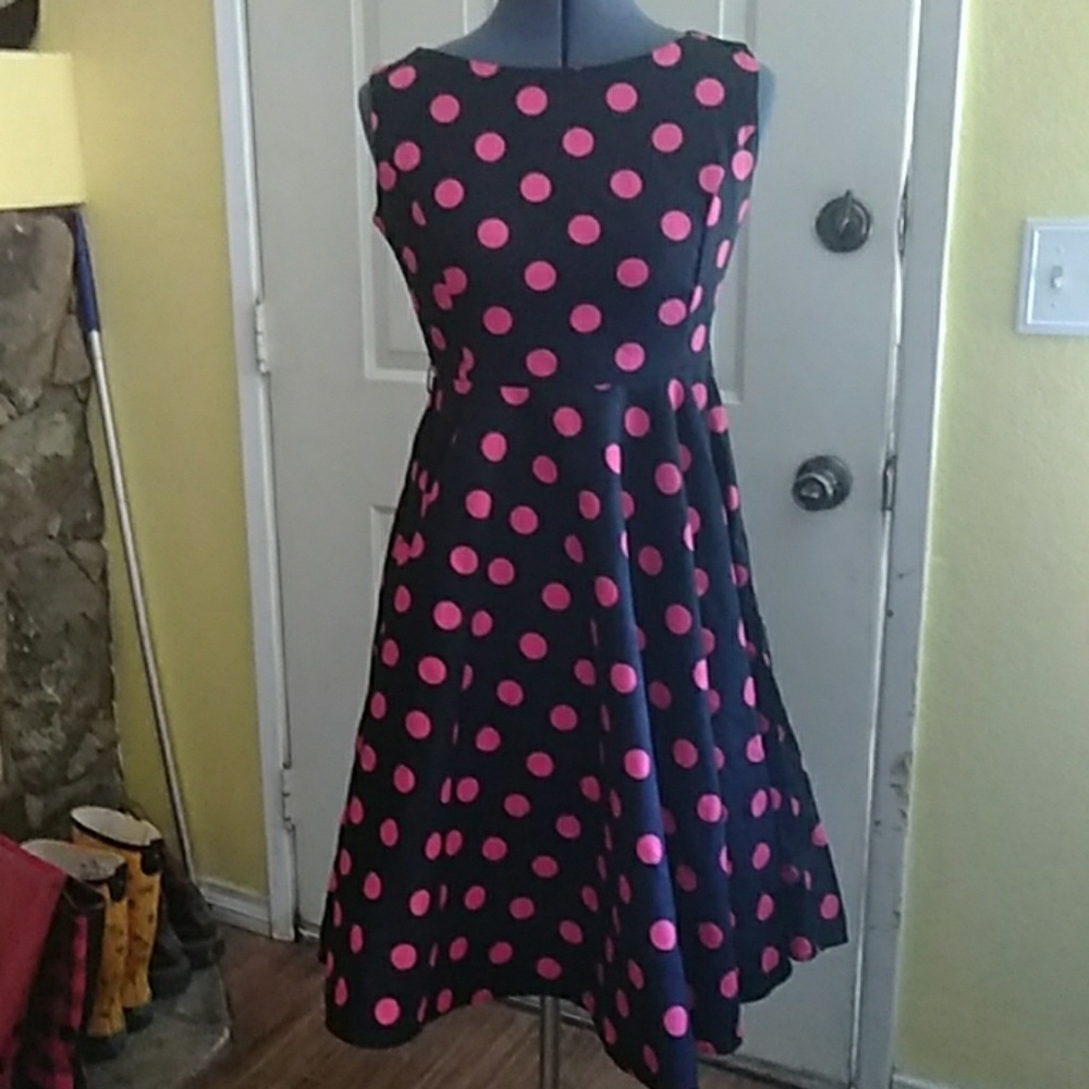 Grace Karin Polka Dot Dress
